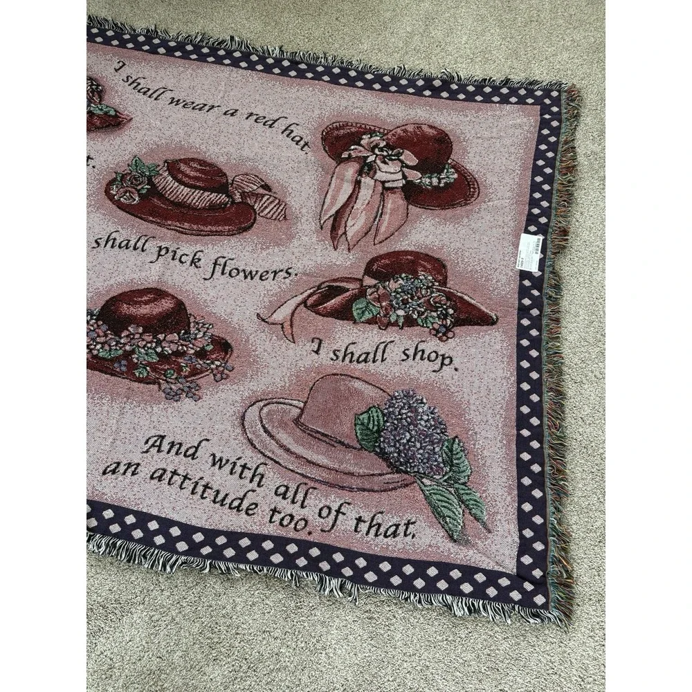 Pure Country Weavers Red‎ Hat Tapestry 1433-T 100% Cotton 73x54